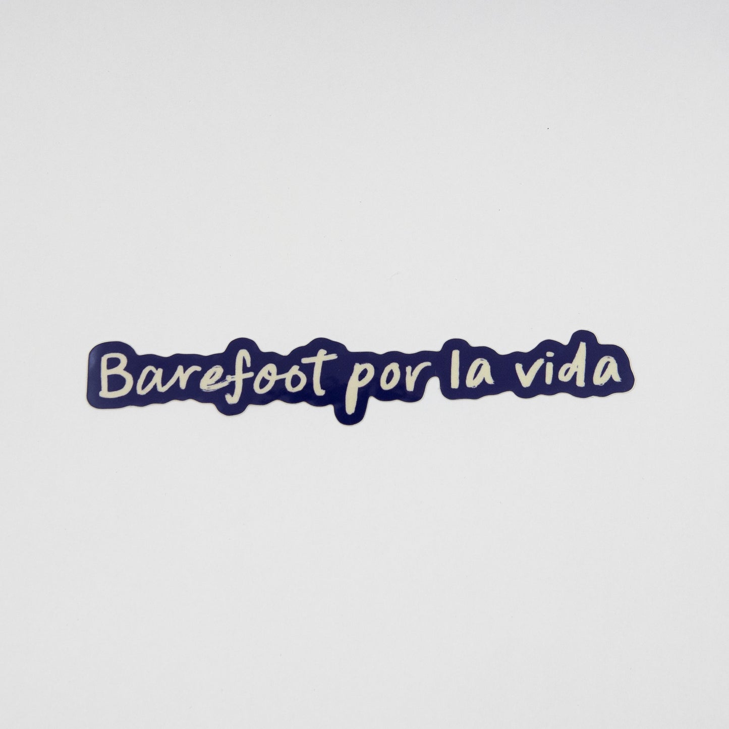 Pegatina Barefoot