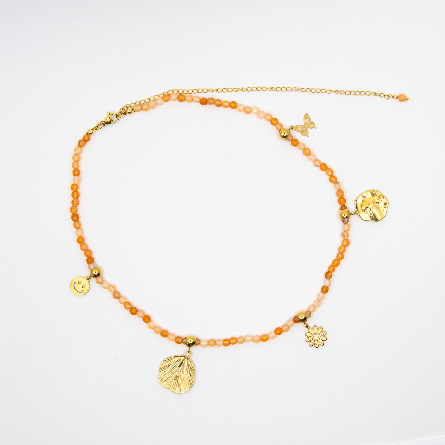 Collar Geranio Naranja
