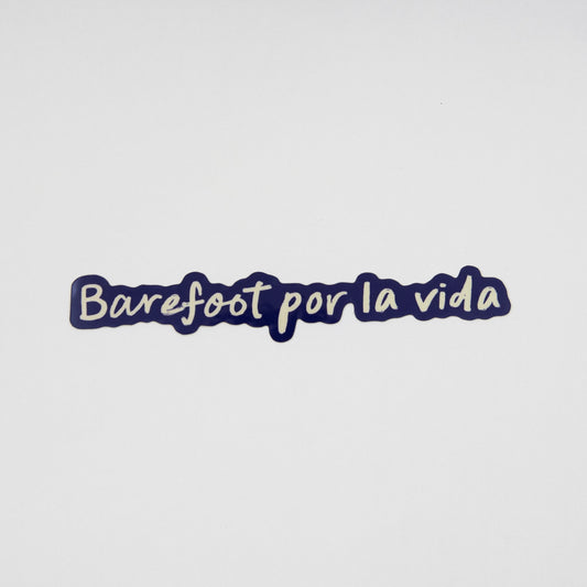 Pegatina Barefoot