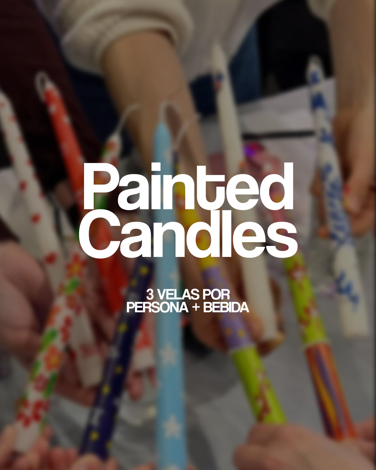 TALLER PAINTED CANDLES